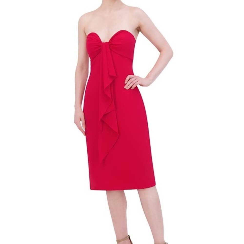 Red Evening Party Dress BCBG NWT Christmas Valentine’s Date Night Cocktail